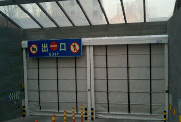 comprare Porte in tessuto per ascensori verticali blu scuro per l'industria Aeroporti cantieri navali online manufacture