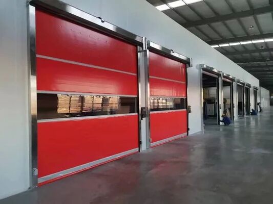 comprare Porta a spirale elettrica in PVC ad alta velocità con velocità di apertura di 0,8-1,2 m/s e frequenza di 1000-1500 volte/giorno per uso industriale online manufacture