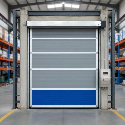 comprare Intervallo di temperatura operativa da meno 20°C a 60°C Industrial Fast Door incorporando alimentazione 50 60Hz e resistenza al vento fino a 120 kmh per operazioni industriali online manufacture