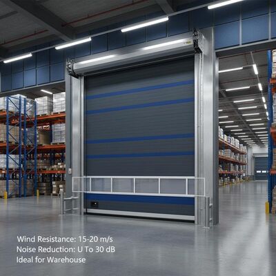 comprare Porta Industriale Rapida Personalizzabile con Resistenza al Vento da 15 a 20 metri al secondo e Riduzione del Rumore fino a 30 decibel, Ideale per Magazzini online manufacture
