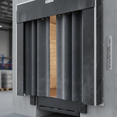 comprare Tenda per baie di carico spessa 0,8 mm con elevata resistenza all'usura e all'abrasione, che fornisce isolamento termico per ridurre la perdita di energia online manufacture