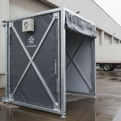 comprare Rifugio per il porto di carico impermeabile e UV resistente con potenza di 0,75 kW e resistenza al vento progettato per resistere ai forti venti online manufacture