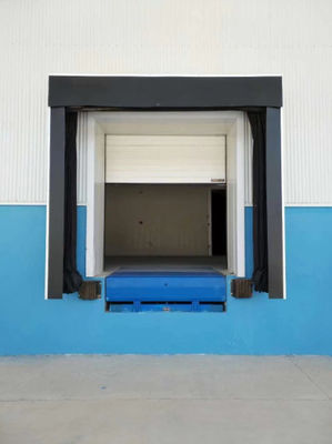 Rifugio per portiere di carico meccanico PVC Canvas ripiegato Rifugio per porte di porto
