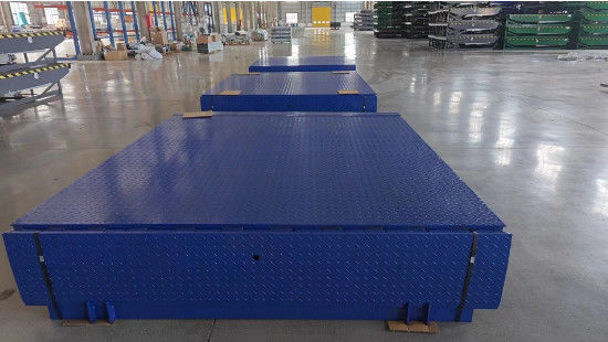Blue Giant Hydraulic Dock Leveler Automatic Spraying Line Colore personalizzato ISO 9001
