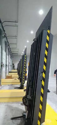 Livellatore di banchina verticale idraulico per piattaforme ferroviarie di stoccaggio a freddo