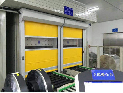 Linea di assemblaggio Porte rotolanti veloci 0,8 m/s - 1,2 m/s Piccole porte a chiusura a rulli