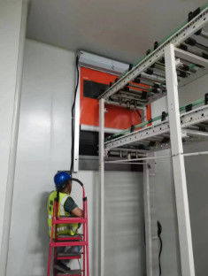 Alte prestazioni Porta a chiusura a rulli veloci per nastri trasportatori per la logistica