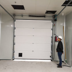 Industriale Grande Windproof Automatic Safety Roller Shutter Portone magazzino fabbrica grande garage