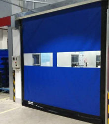 Struttura della cerniera porta in PVC a rotazione ad alta velocità per la stanza pulita