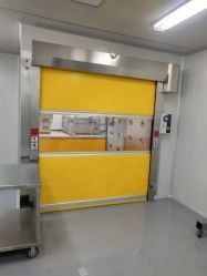 Porta in tessuto in PVC a alta velocità antipolvere Porta a velocita' di rotazione a velocita' di rotazione Sala pulita Partenza rapida Porta a rotazione a velocita' di rotazione