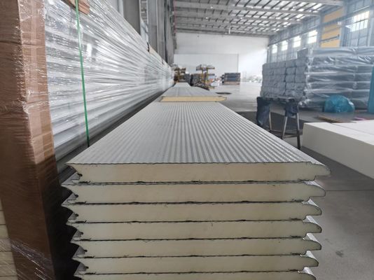 Porte sezionali industriali isolate RAL9006 / RAL9002 colore per magazzino