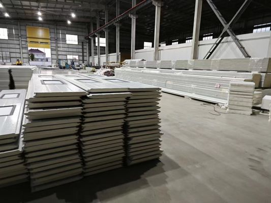 Porta industriale sezionale a sollevamento rapido 380V Motore 26DB Isolamento acustico