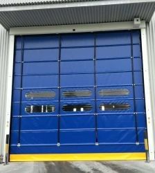 Porta industriale ad alta velocità in PVC per operazioni logistiche