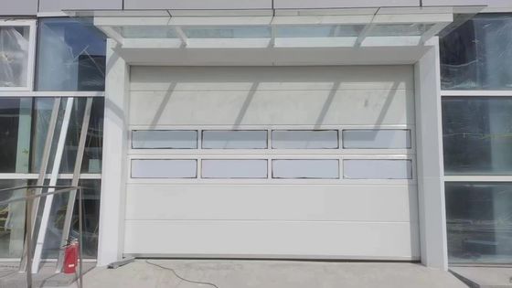 Porta di garage a sezione isolata per l'immagazzinamento a freddo opzioni di controllo remoto