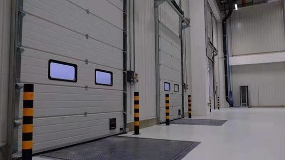 0.4mm Acciaio Galvanizzato Porte sezionali industriali RAL9006 / RAL9002 Colore