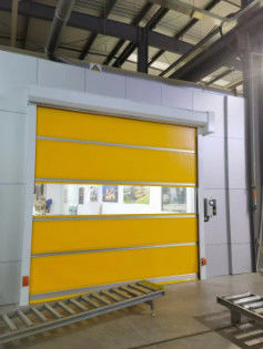 Resistenza al vento 15 - 20m/S Porta rapida industriale con telaio in acciaio galvanizzato