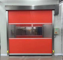 Sistema di sicurezza a infrarossi Porta rapida industriale Porta a rulli in PVC ad alta velocità
