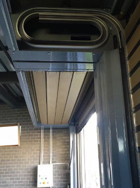 Metodo di sollevamento per porte a spirale ad alta velocità industriali a turbina / aspirazione ellittica