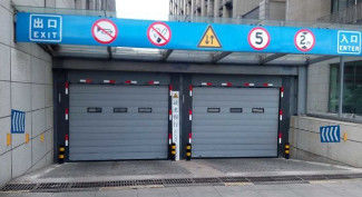 Porta a spirale ad alta velocità personalizzabile Parcheggio Entrata ed uscita