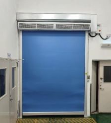 Sicurezza commerciale Roller Shutter Tissu Curtain Fast Acting High Speed PVC Doors