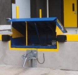 Piastra di docking in acciaio robusto di qualità superiore Livellatore di docking industriale idraulico di scarico