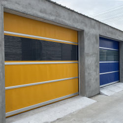 Laboratorio pulito Impianti industriali PVC resistente al fuoco Porta veloce Tessuto autoestinguente